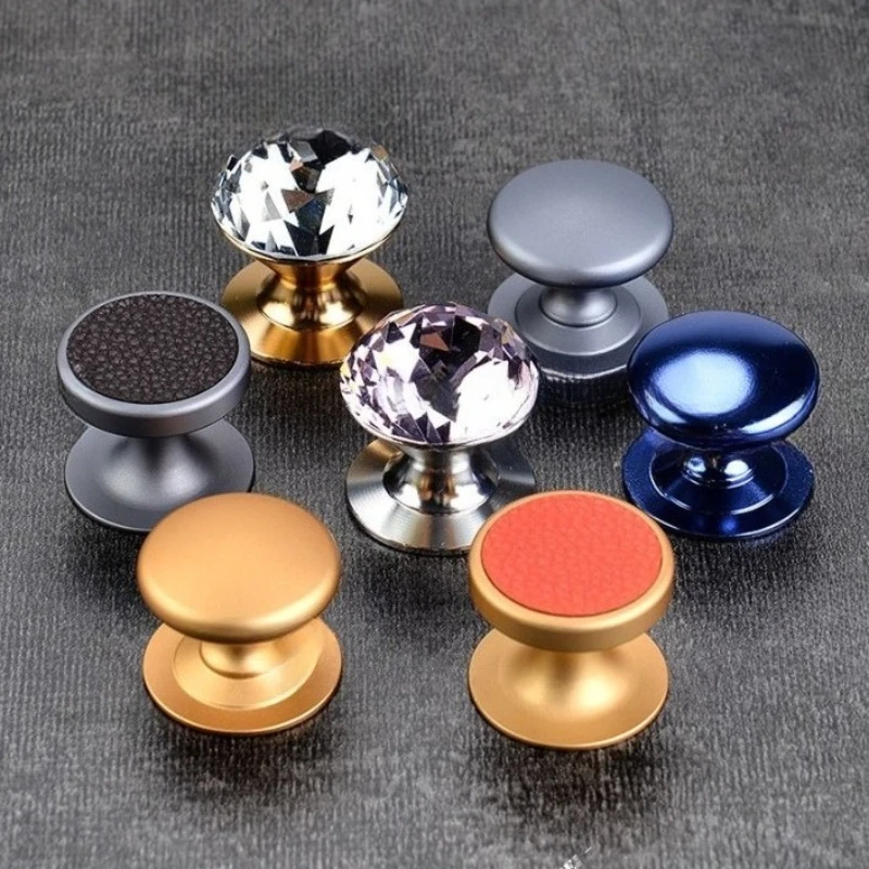 مقابض خزانة المطبخ تصميم على شكل ماسي مقابض زجاجية كريستالية خزانة تسحب مقابض الأدراج مقبض الأثاث الأجهزة