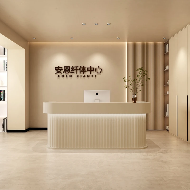 

Органайзеры Дизайн Стойки регистрации Современный магазин Красота Бар Роскошный ресторан Стойки регистрации Исполнительный Mostrador Мебель для гостиной