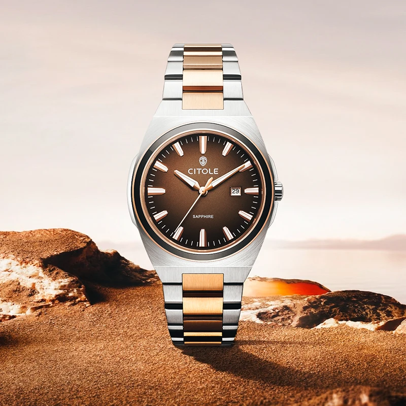 

Luxury Sport Men's Quartz Wristwatch Waterproof Luminous with Date And Week Stainless Steel Male Watch