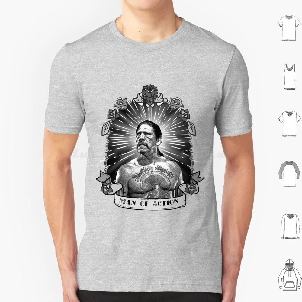 Hombre de acción-Danny Trejo camiseta hombres mujeres niños 6xl hombre acción Danny Trejo tendencia