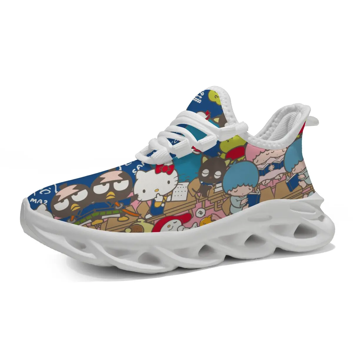 

Cartoon Sanrio Hello Kitty Casual Sneakers Kid Sport Shoes for Girls Fashion Breathable Casual Walking Outdoor Running Shoes