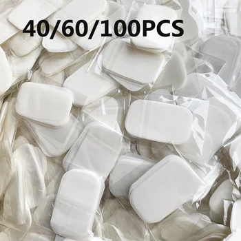 40/60/100 Uds. Papel de jabón portátil para lavar las manos hojas de rebanadas baño viaje jabón espumoso perfumado baño jabón limpio tabletas Baño