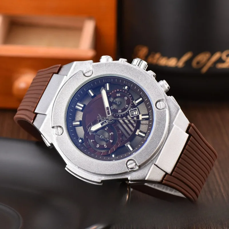 ​2025 Men's Quartz Watch with Date Calendar Luminous Hands Waterproof 50M Stainless Steel Band Business Casual Sport Wristwatch