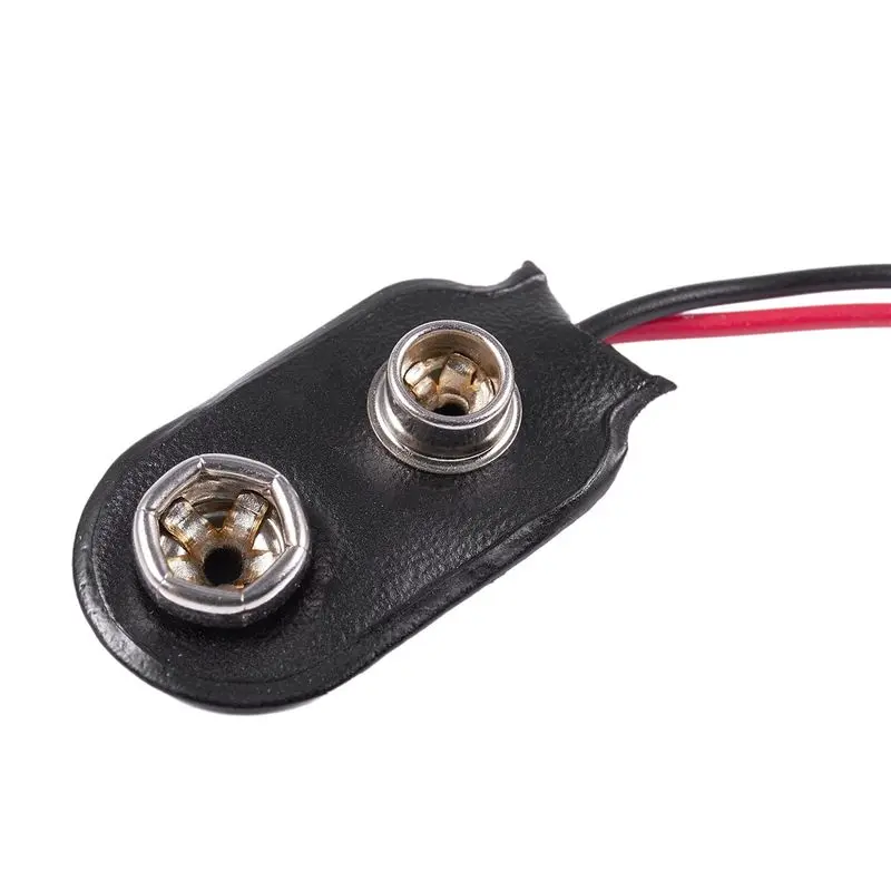 A62T 3X 9V Battery Connector with Wire and Single Receptacle for Dollhouse Miniature Lamp