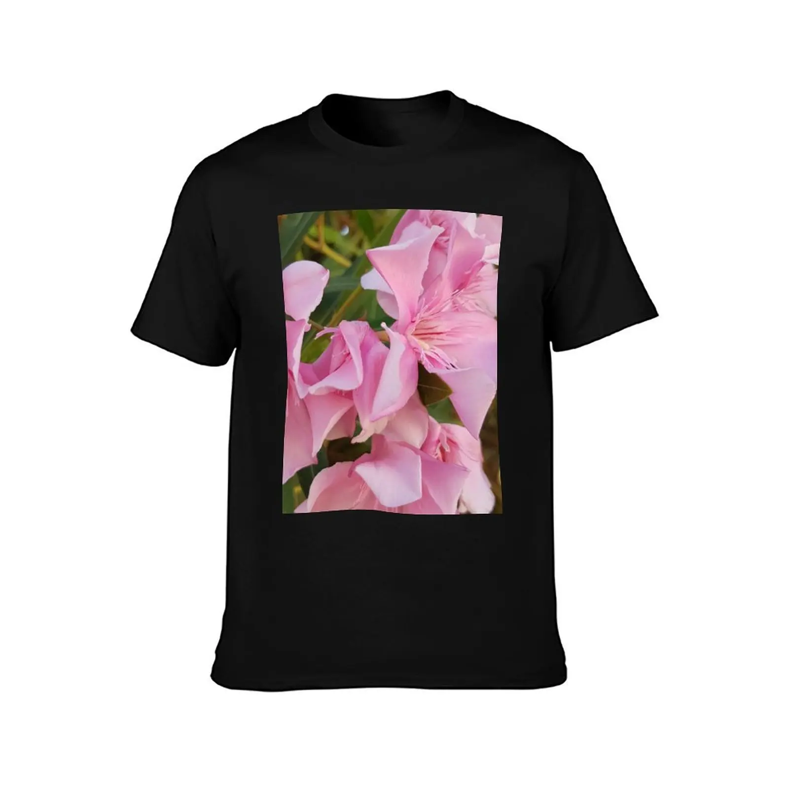 Colours of Crete 42 - pink flowers T-Shirt graphic t shirts sublime plain sweat men clothing