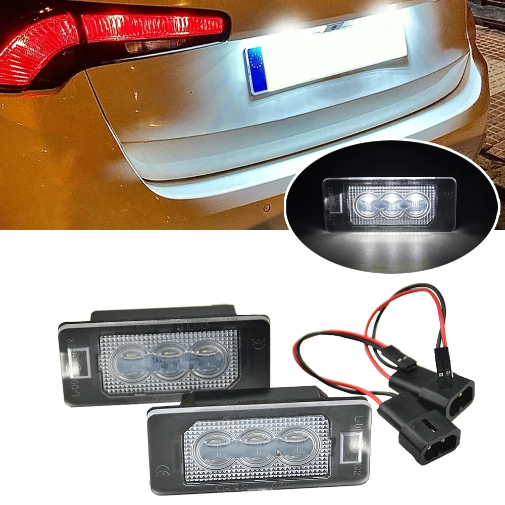 For F22 2D Coupe/F23 2D Cabrio 13~ E90 LCI 4D Sedan 09~ E91 5D 05~08 E92 2D Coupe 06~10 Led License Number Plate Light