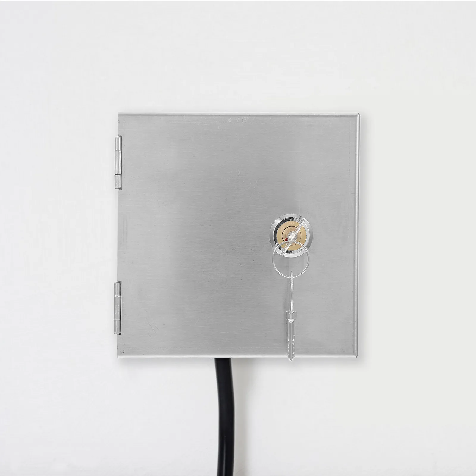 

Водонепроницаемый настенный электрический короб из нержавеющей стали с замком для защиты от краж, крышка для электрической розетки, распределительная коробка для проектов