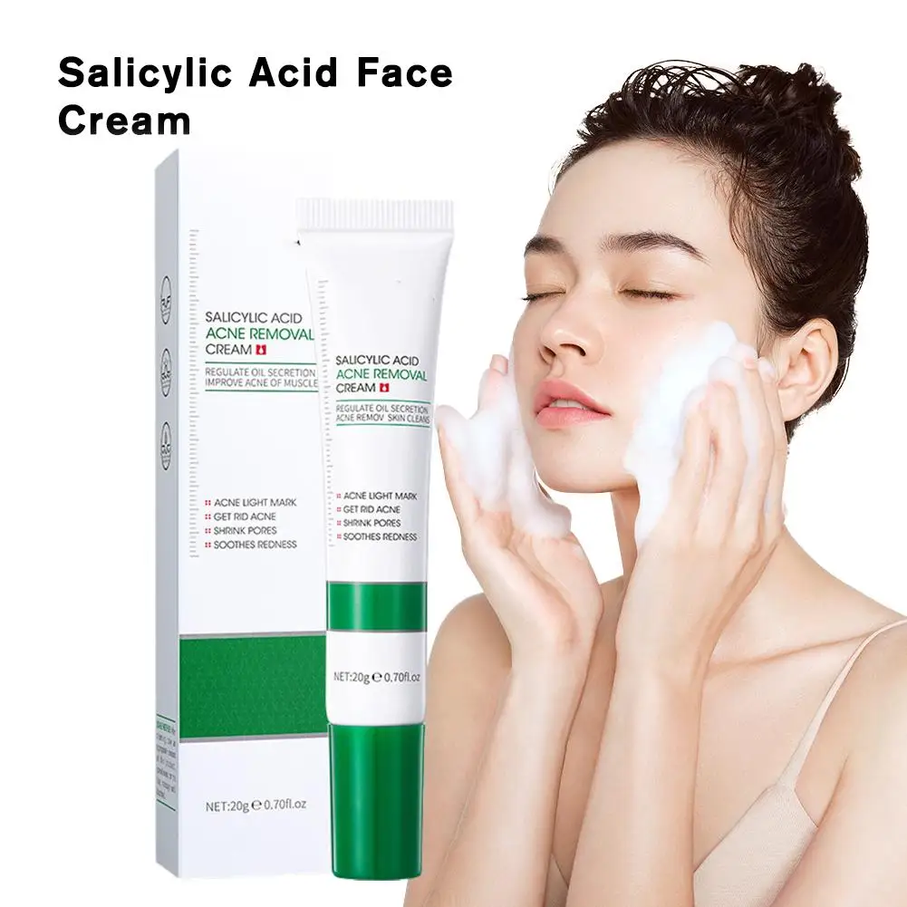 Salicylic Acid Pore Shrinking Cream For Clear Skin Care Moisturize Salicylic Acid Serum 20g/30ml X5E1