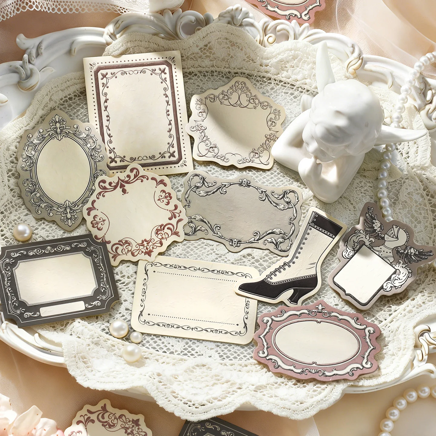 

Набор из 4 блокнотов для записей: бумага для скрапбукинга, фоновые элементы для декора, серия «Старая мечта Вэнь Янь»