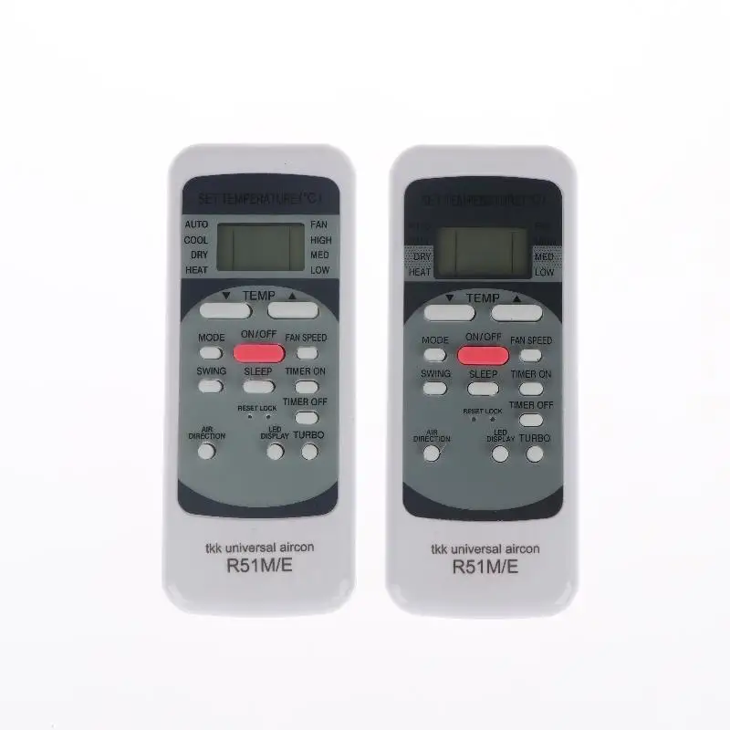 Air Conditioner Remote Universal R51ME for Midea Replacement Durable Design for Daily Use in Home Office Dorm