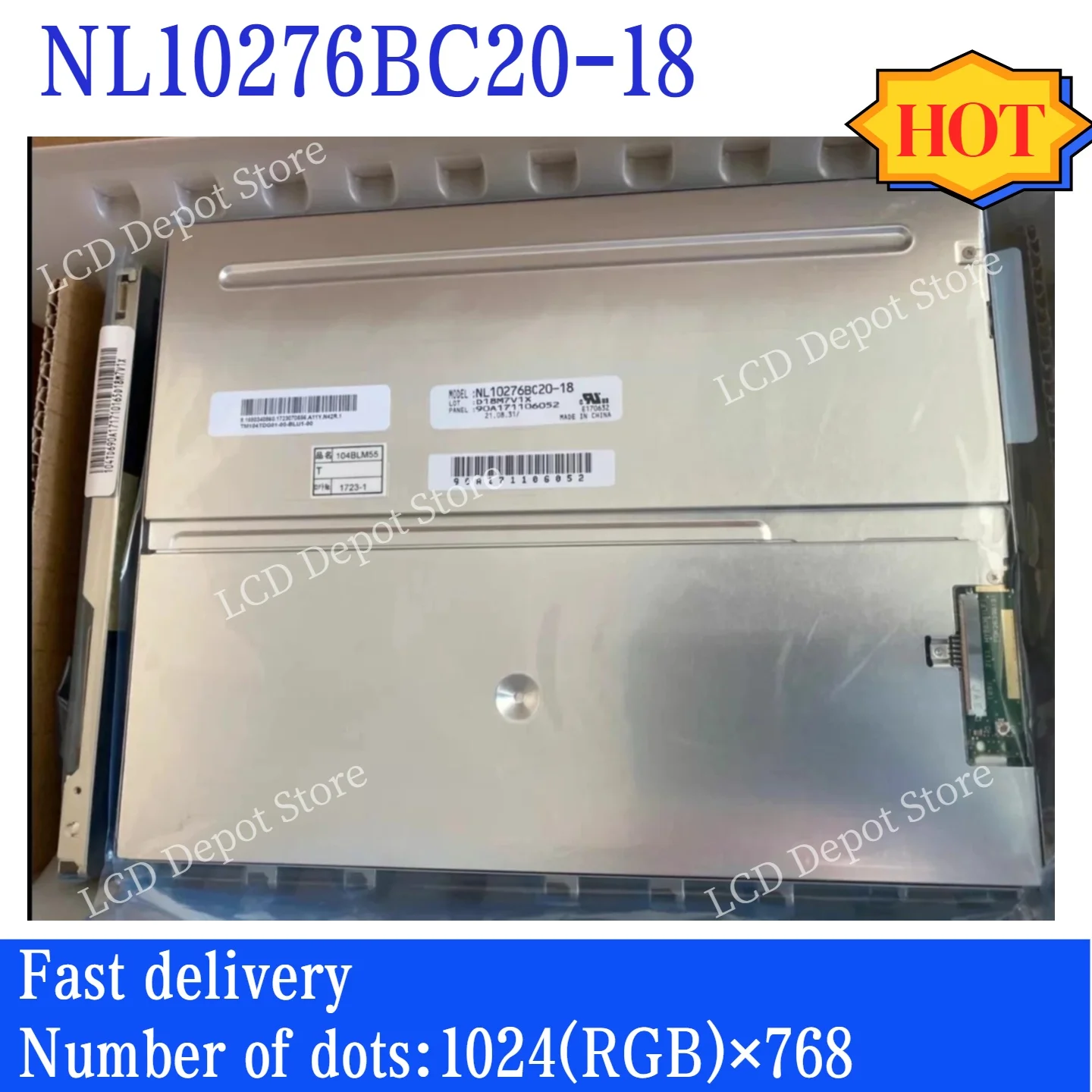 Nl10276Bc20-18 Brand New Genuine Product 10.4inch Nl10276Bcd20-18A Nl10276Bc20-18D Lcd Display Screen