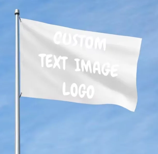 Custom Printed Flags & Banners Full Color DesignFade for Trade Shows Grand Opening Retail Store Indoor Outdoor Signage Display