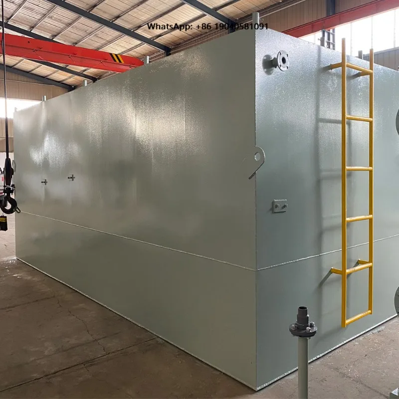 Container Type Mobile Sewage Treatment System MBBR Biological Wastewater Treatment Machine for Domestic Sewage Disposal