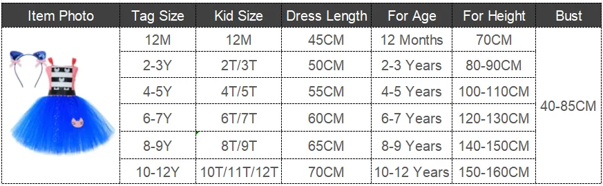 Girls Sparkly Striped Cat Tutu Dress Blue Glitter Mesh Cartoon Kitty Costume Kids Birthday Animal Fancy Outfit With Ear Bow Set