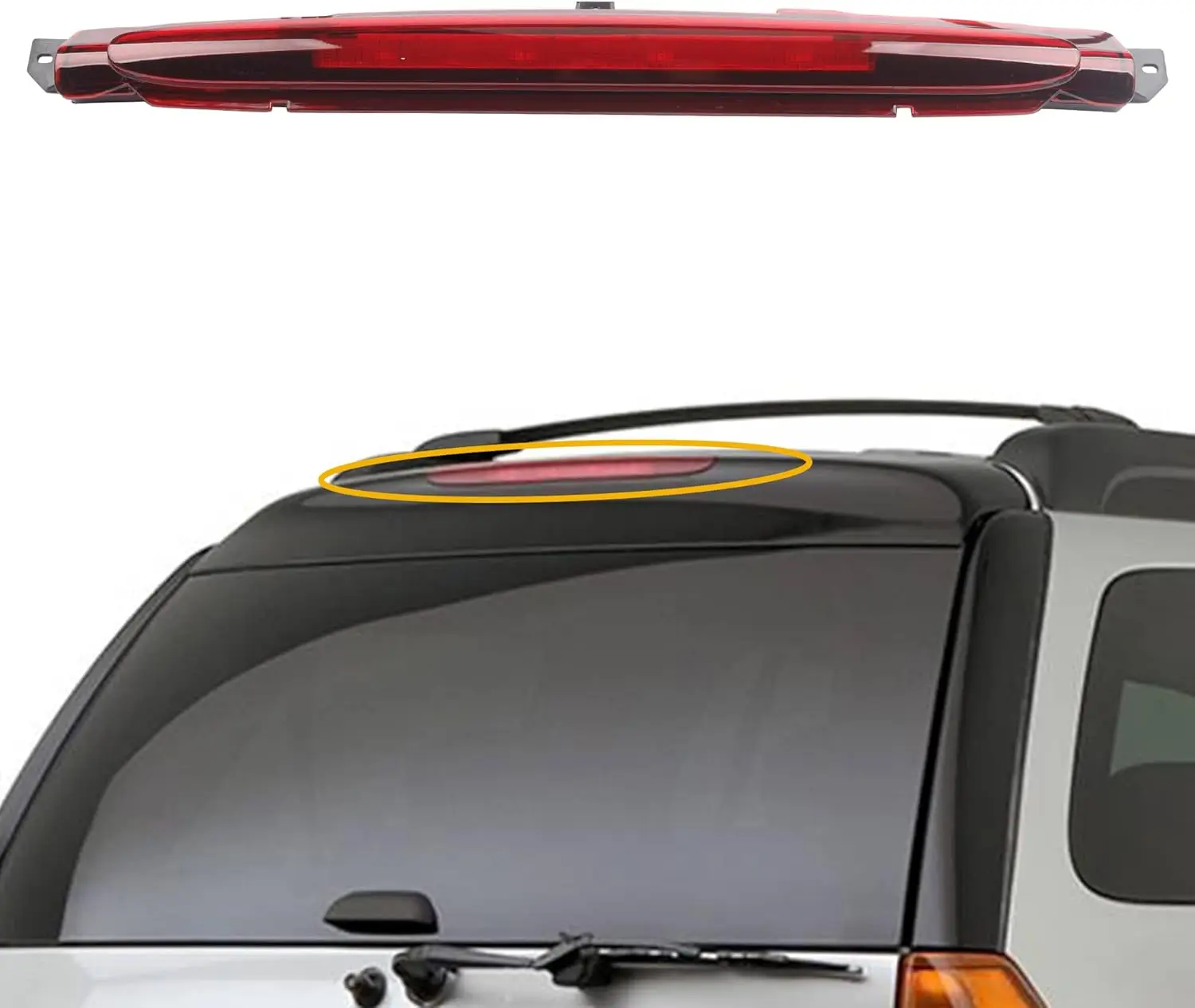 

Red LED Brake Light for 2002-2009 Chevrolet Trailblazer, GMC Envoy, Isuzu Ascender