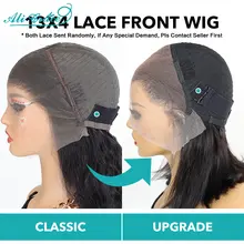 Lace Front Human Hair Bob Wig #5