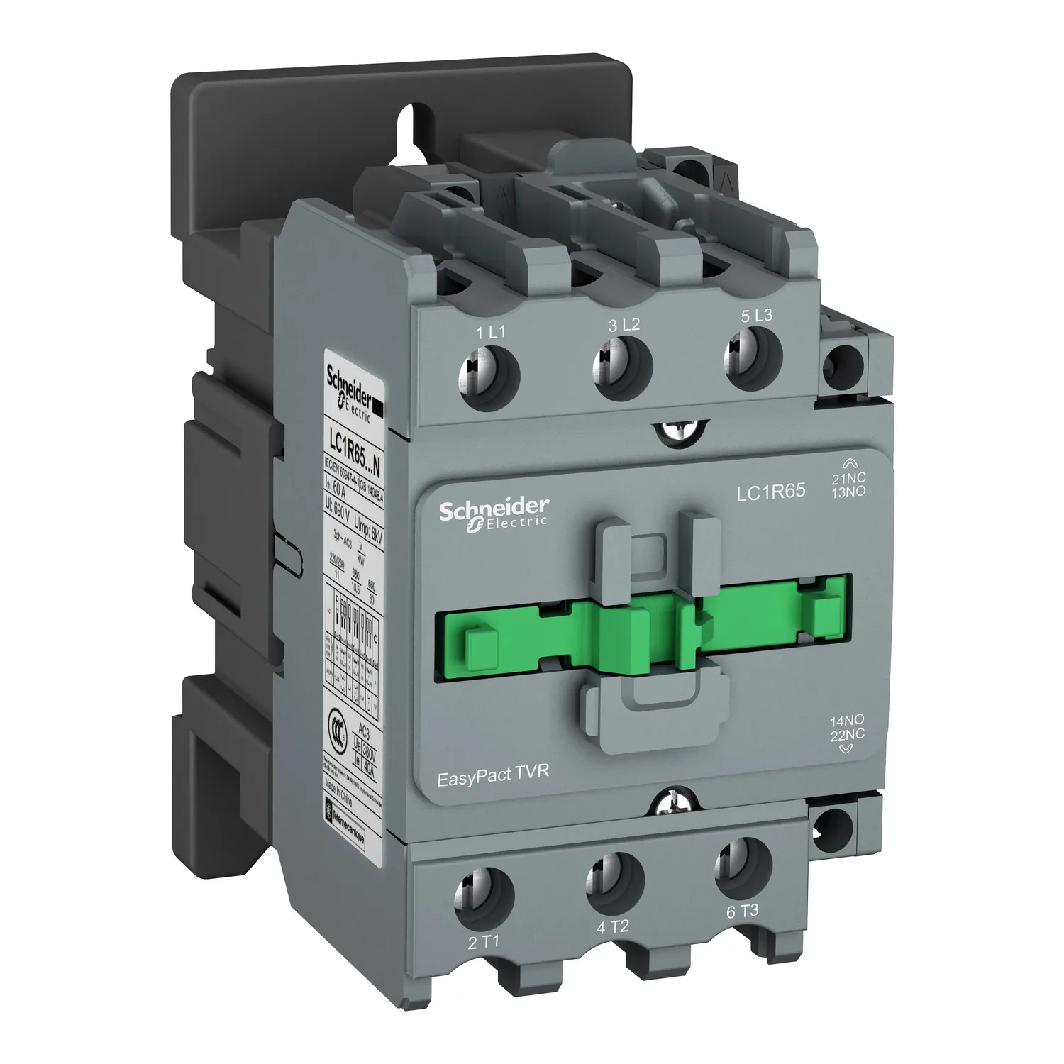 

Schneider AC contactor LC1R 40/50/65 B5N 24V CC5N 36V F5N 110V M5N 220V Q5N 380V LC1R40B5N LC1R50B5N LC1R65B5N