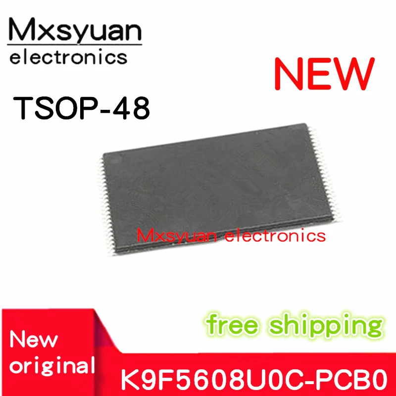 10PCS/ lot K9F5608U0C-PCB0 K9F5608U0C K9F5608UOC-PCBO K9F5608UOC TSOP48 New original Memory chip