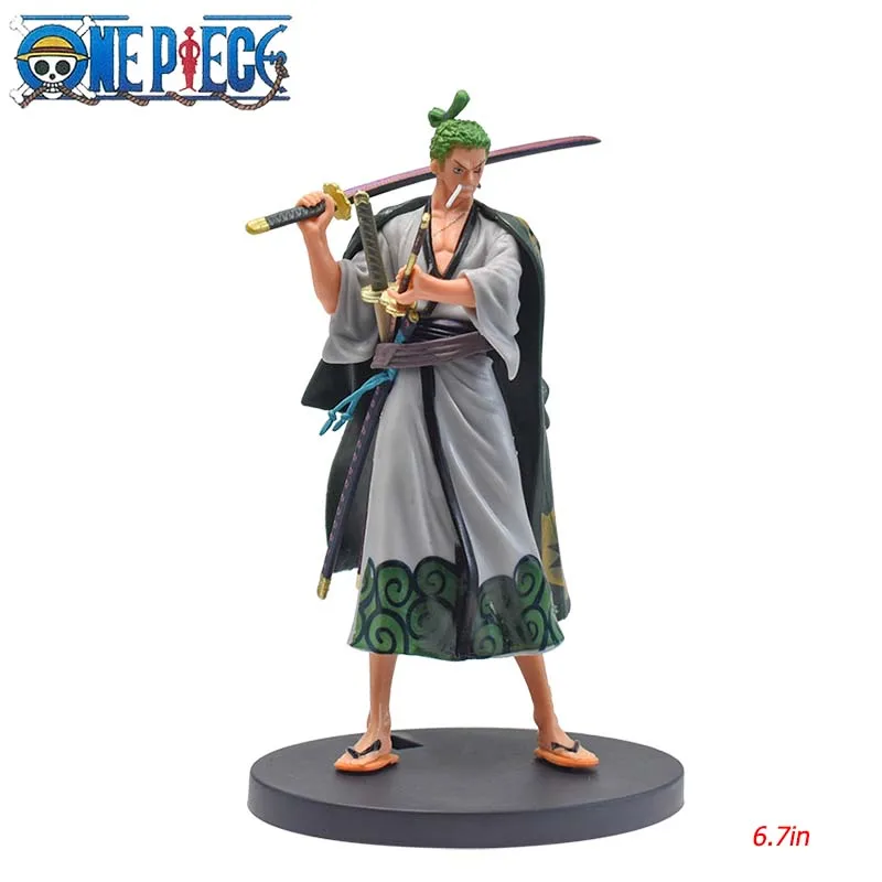One Piece Actionfiguren Spielzeug Tierfiguren Roronoa Zoro Usopp Nami Yamato PVC-Statuen Modellpuppen Geschenke