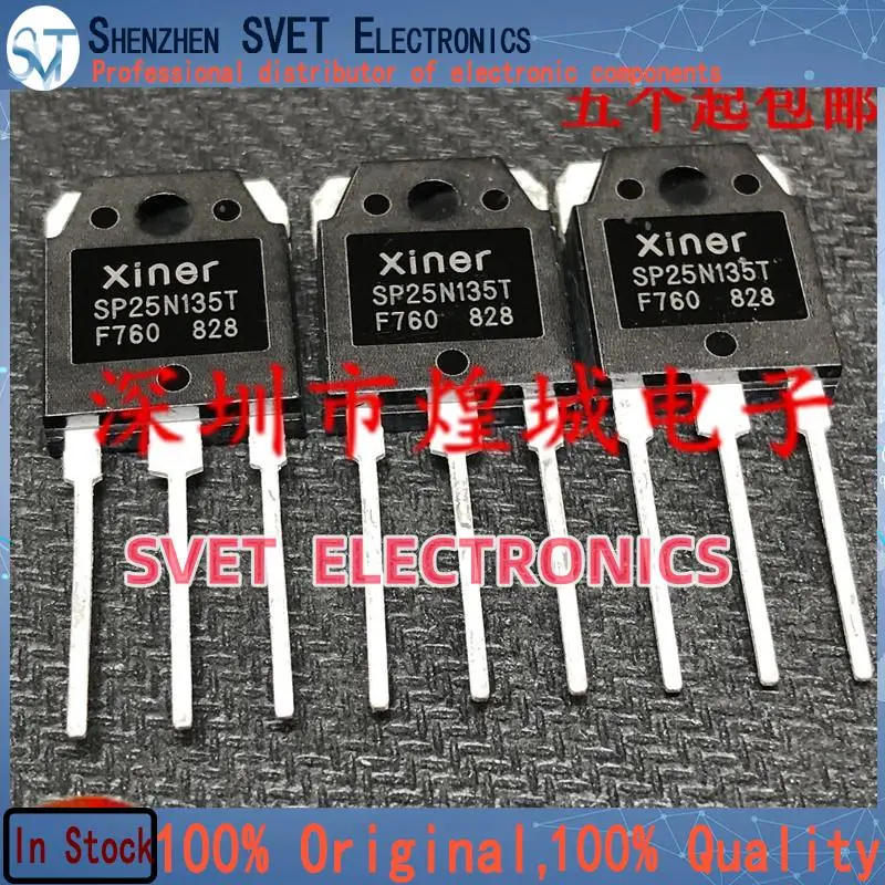 10PCS-50PCS  SP25N135T  TO-3P  IGBT   Quick Delivery  Fast shipping