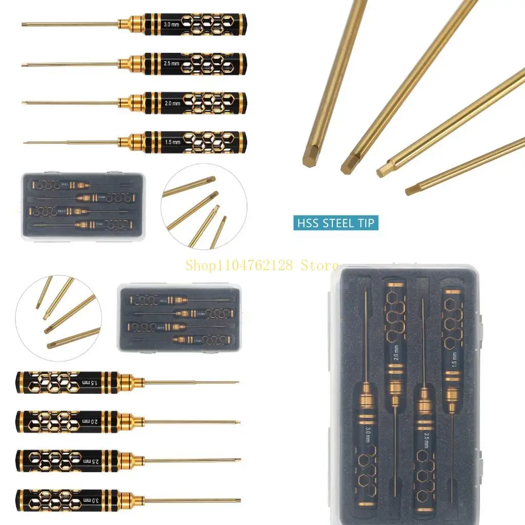 

Hexagonal Screwdriver Honeycombs Grip Design 1.5/2/2.5/3.0mm for Car Model best sale