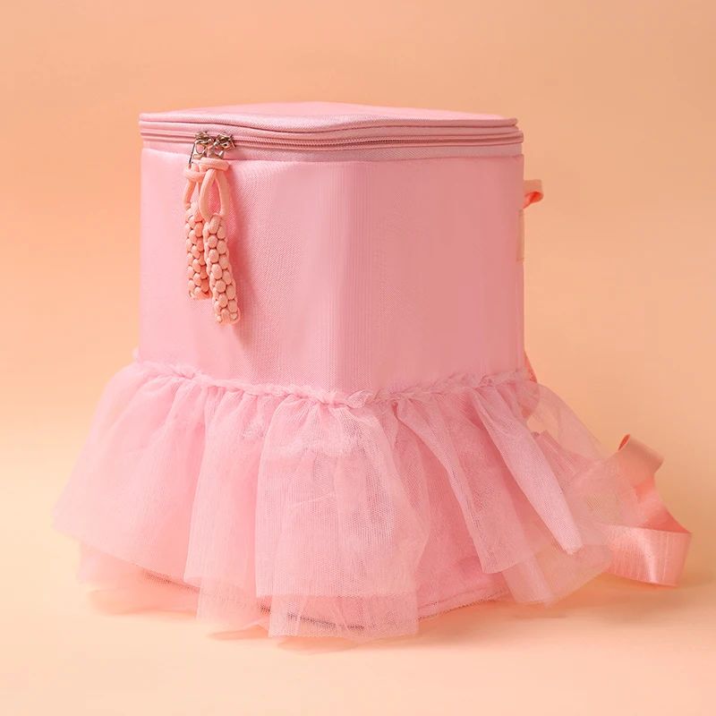 Kids Dance Ballet Bag Large Capacity Fashion Bag Custom Dance Bag Kids Travel Bag Lace Bag for Girls Yoga Bag