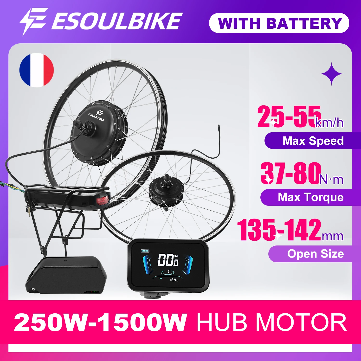 ESOULBIKE36V250WFrontwheelhubmotorElectricBikeConversionKitebikeKitincludeTubeandTriangleBattery48V1500WHubMotorEbikeSetswithBattery1000W500WCasseetteDisc/V-Brake-AliExpress18