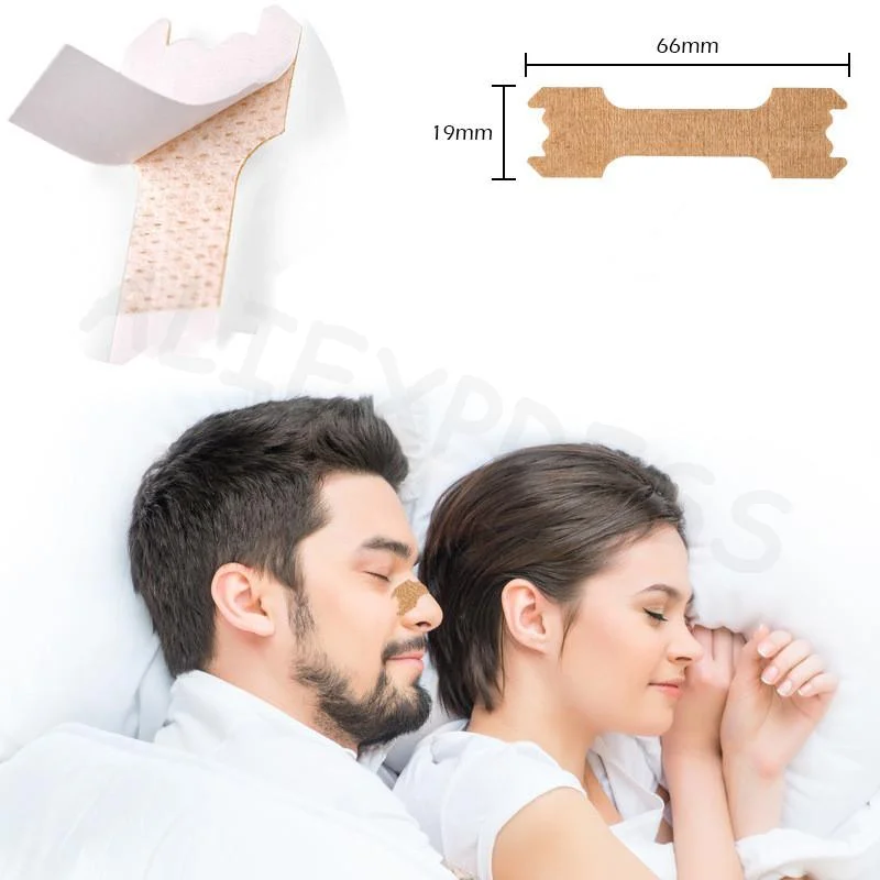 Non-Irritating Nasal Strips 100/200pcs Effective Anti Snoring Nose Patches for Home Travel Sleep Improve Breathing