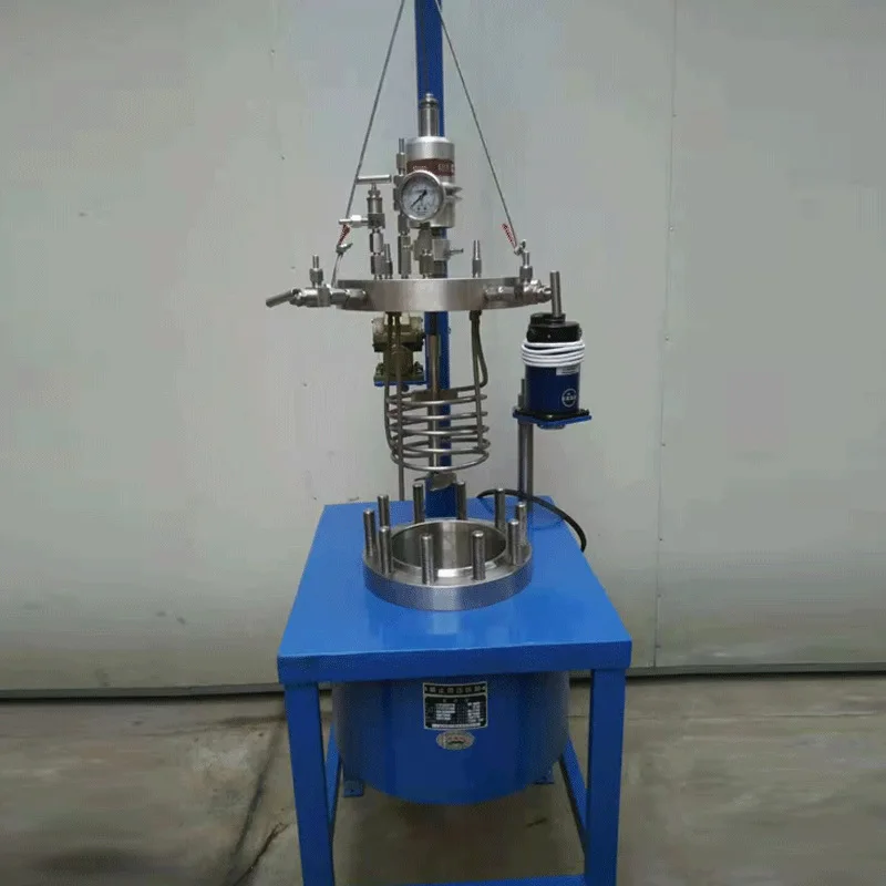 Stainless steel high pressure reactor, small high temperature reactor magnetic stirring heating reactor