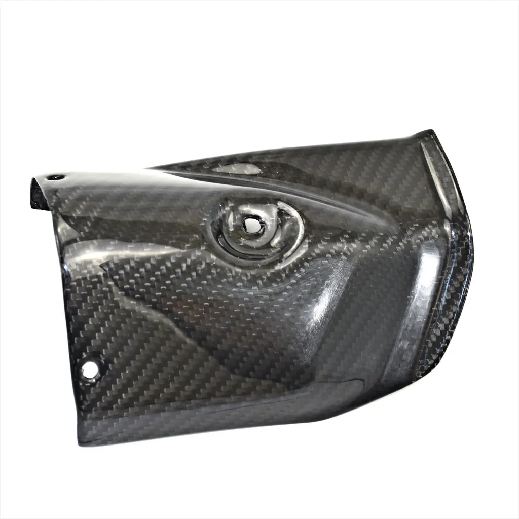 

For YAMAHA R6 2017 2018 2019 2020 2021 2022 100% Carbon Fiber Motorcycle Accessories Exhaust Cover Exhaust Pipe Guard Fairing