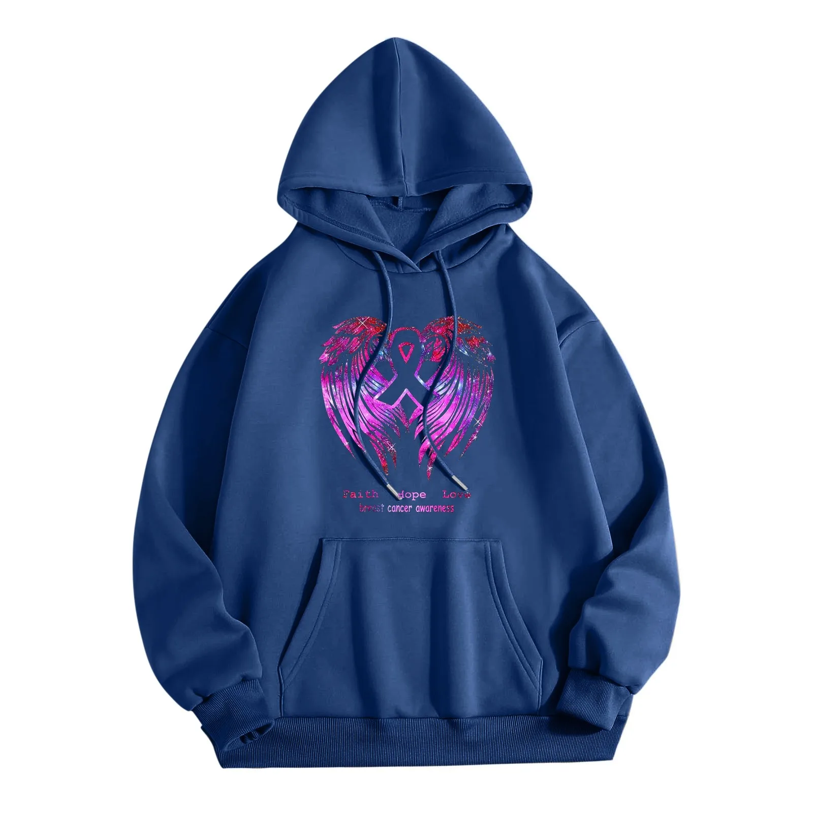 

Womens Hoodies And Sweatshirts Zipper Women's Breast Cancer Awareness Hoodie Pocket Hoodie Cancer Hoodie Zip up Hoodie Dress