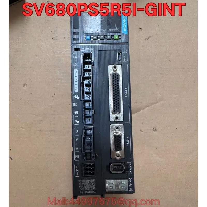 Second-hand SV680PS5R5I-GINT servo drive function test is normal Latest prices for August 2026