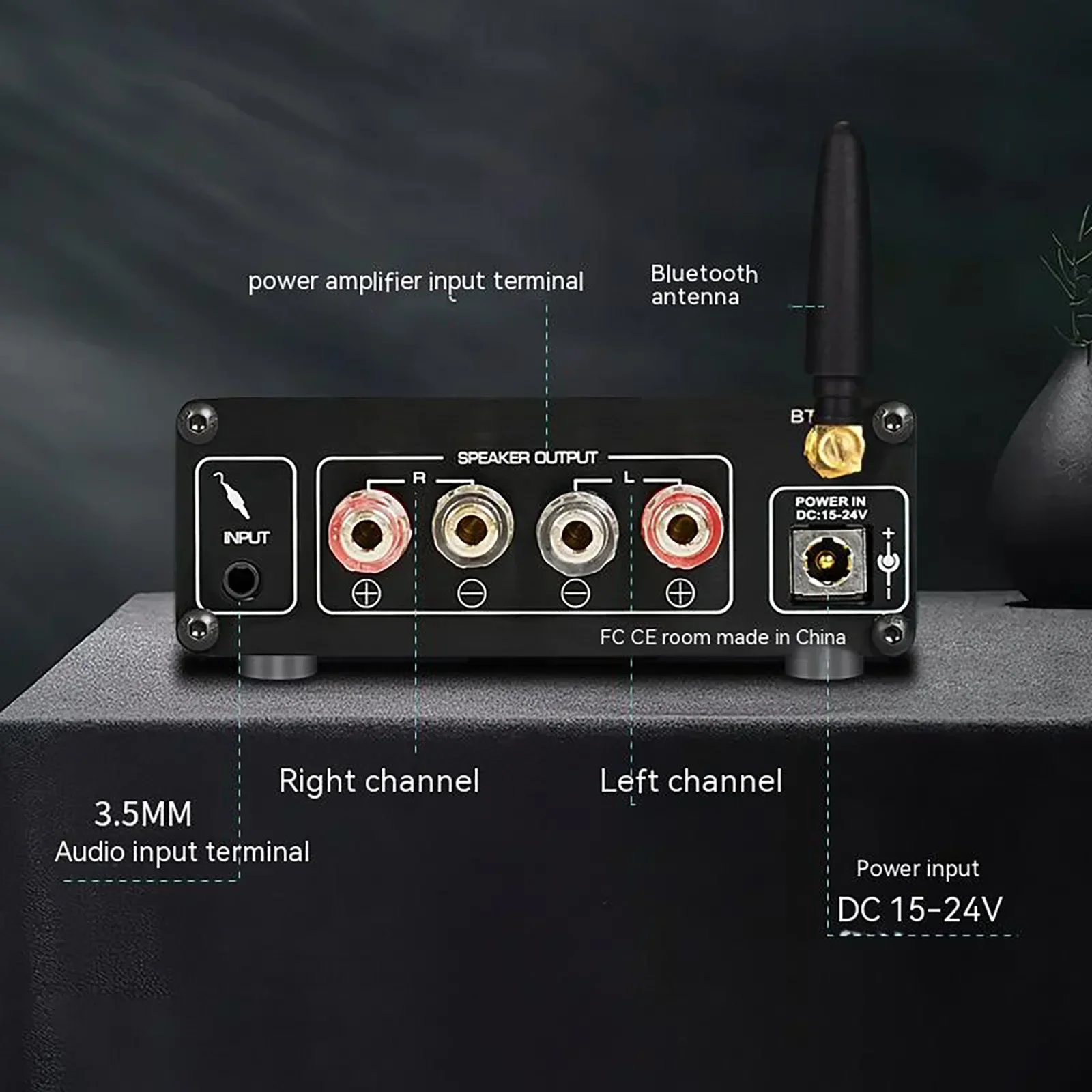AMXEKR AM-P1 Высококачественный аналоговый миниатюрный усилитель мощности класса A B HD1969 LM1875, высокое качество звука
