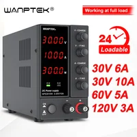 Fuente de alimentación de laboratorio WANPTEK NPS3010W Mini fuente de alimentación conmutada 30V 60V 120V regulador de voltaje fuente de alimentación de reparación de teléfonos móviles