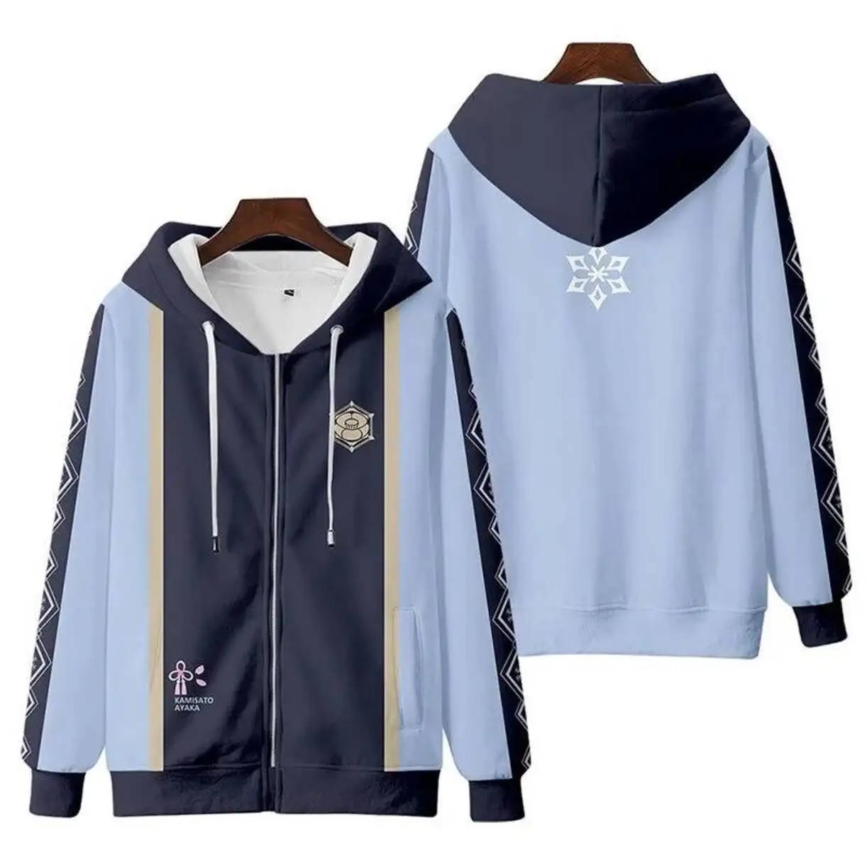 

Genshin Impact Kamisato Acg Ayaka Cosplay 3D Print Hoodie Costume Sweatshirts Jacket Coat Pullover Sportwear Streetwear Tops Pan
