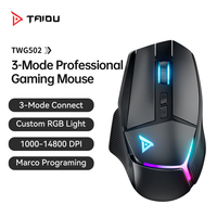 [Sale]TAIDU TWG502 Gaming Mouse with RGB 2.4G Wireless Bluetooth Mouse 3Mode 14800DPI Lightweight for PC Gamer Computer Laptop