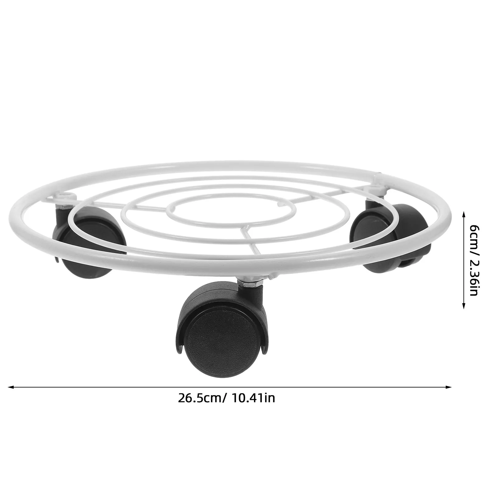 Rolling Plant Stand Holder Plant Pot Stand With Wheels Movable Indoor Outdoor Gardening Flowerpot Degree