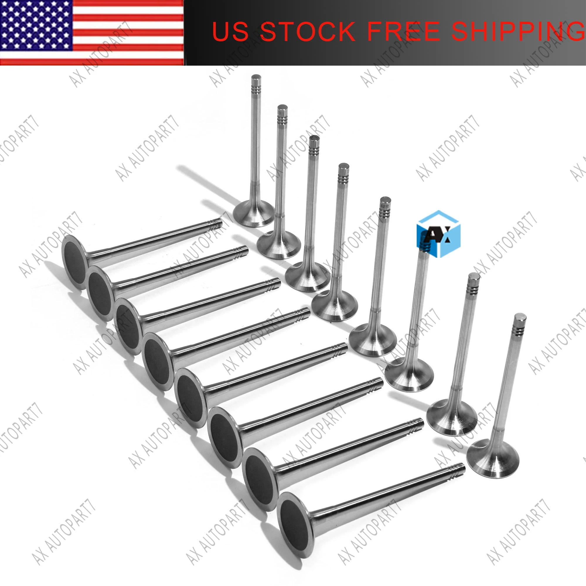 

2025 New Brand Direct Shipment MAHLE 16x Engine Intake Exhaust Valves For VW GTI GLI AUDI A3 A4 Q5 1.8T 2.0T
