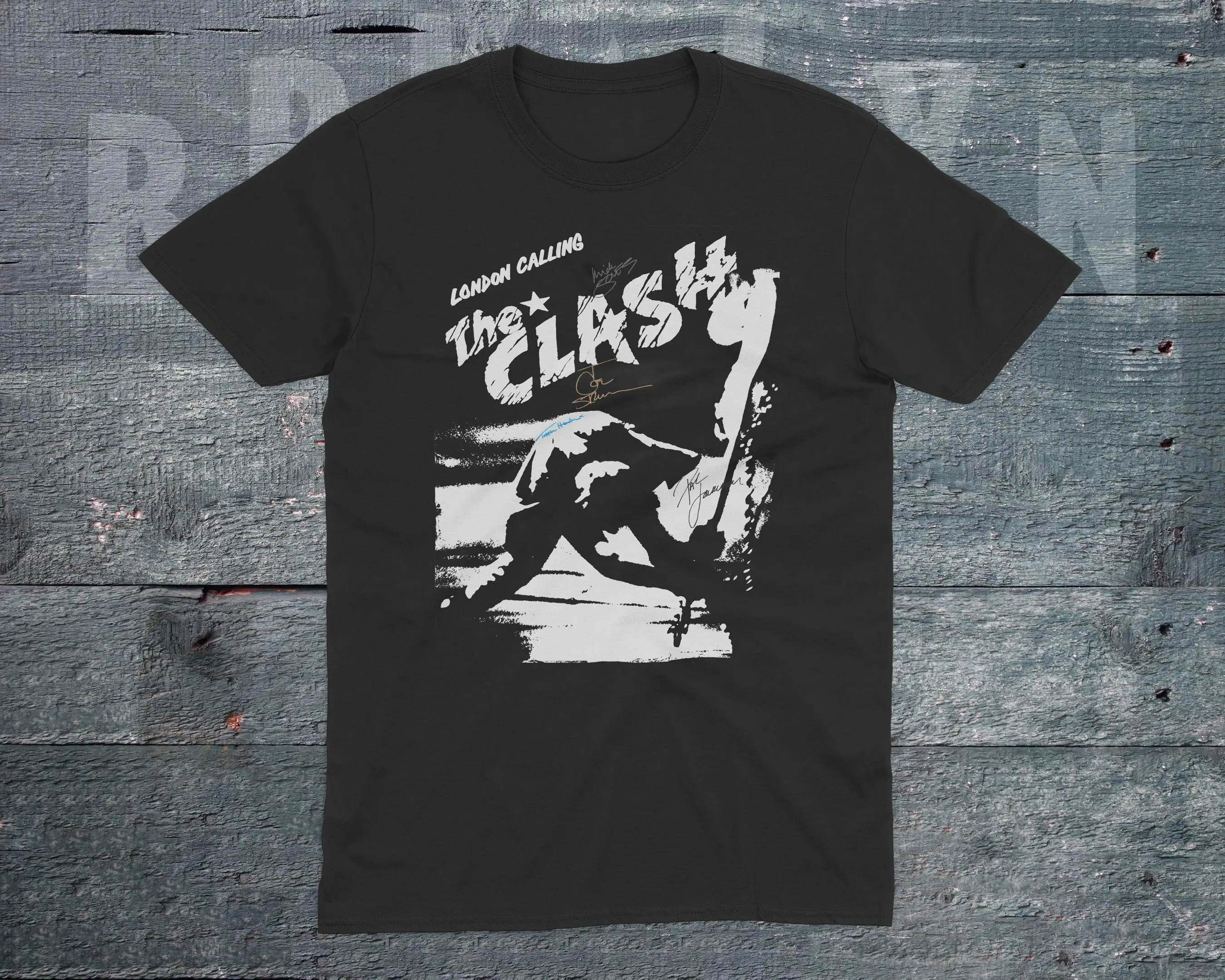 The Clash London Calling Punk Rock Tshirt, Vintage Punk Rock Band Unisex T-Shirt.