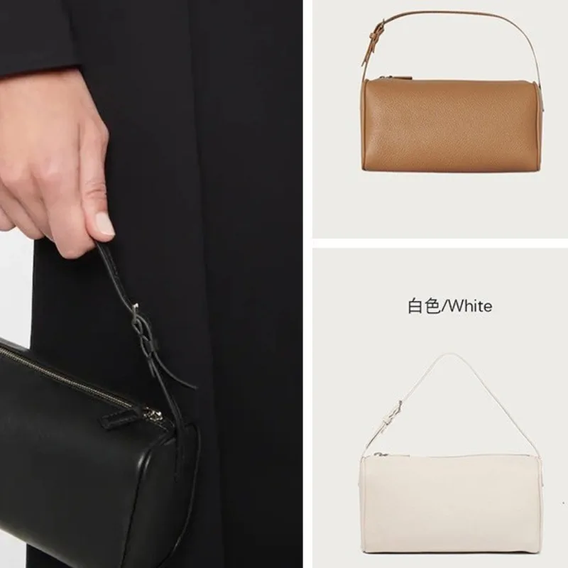 

Pen holder with pencil case, small-scale design, cylindrical bag, crossbody bag for ladies