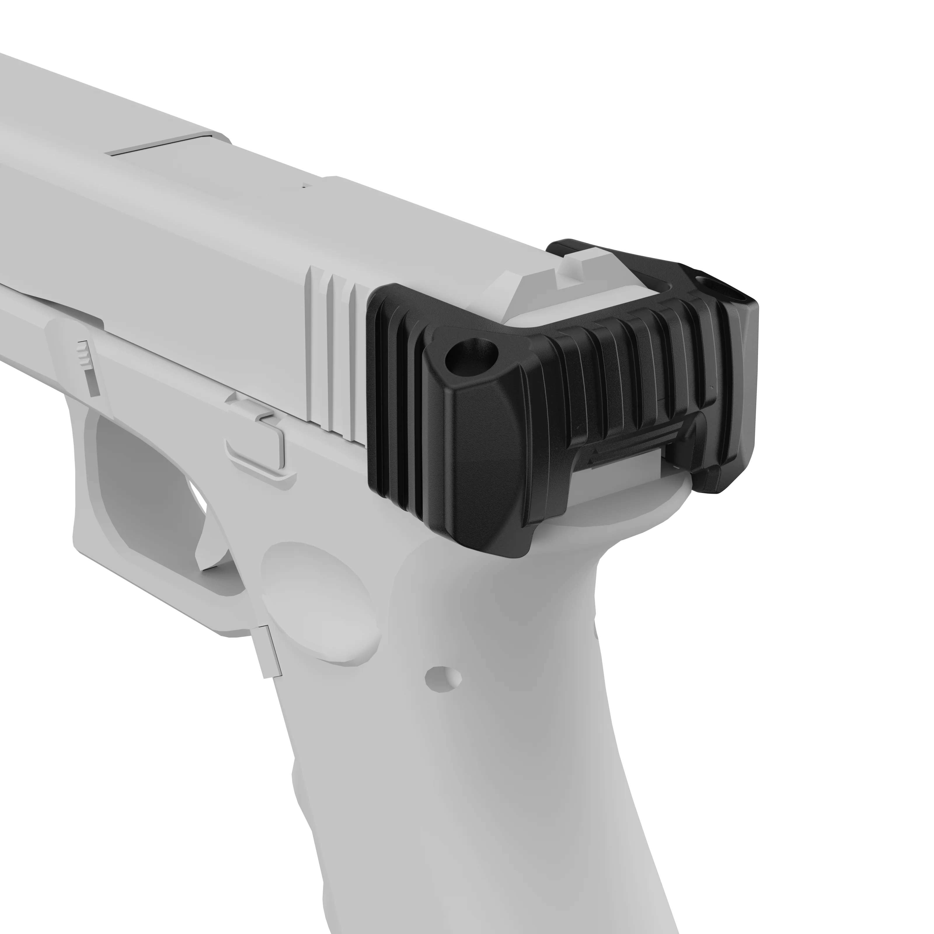 Outdoor Game Slide Auxiliary Rear Cover, Practical Game‑Use Replacement Accessory for Game Magazine Sliding Part