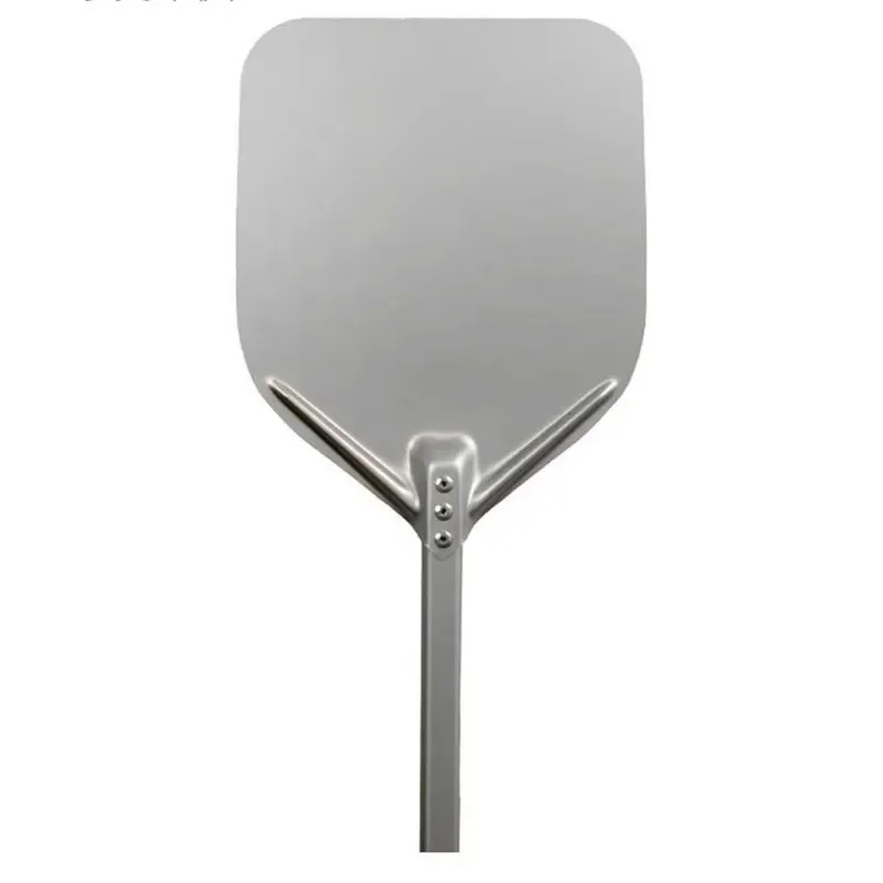 90cm Large Aluminum Pizza Peel with Cutter Wheel Long Wooden Handle Baking Shovel for Cake Bread Oven Tool Kitchen