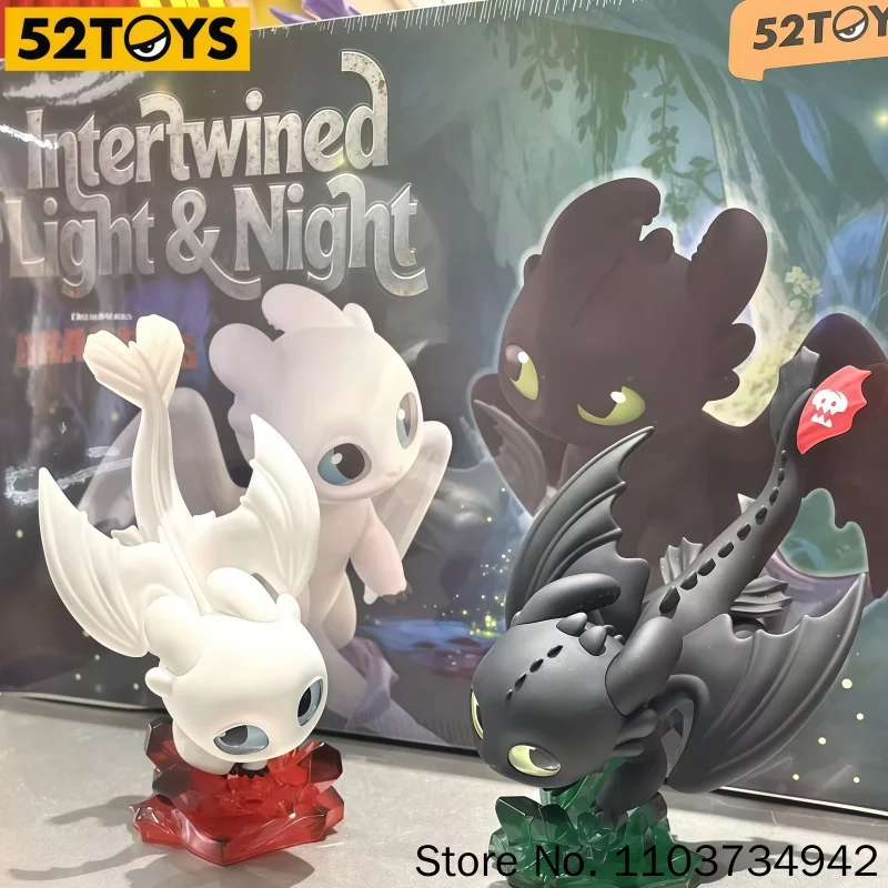 52Toys Drachenzähmen – Blindbox-Figur aus der Licht- und Schattenserie, Tischdekoration, Überraschungs-Sammlerstück, Geschenk