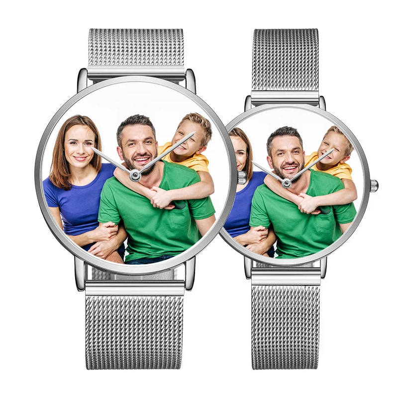 Custom Personalized Watch for Family 1 Piece Customized Design Picture Name Photo Watch Mother\'s Day Gift