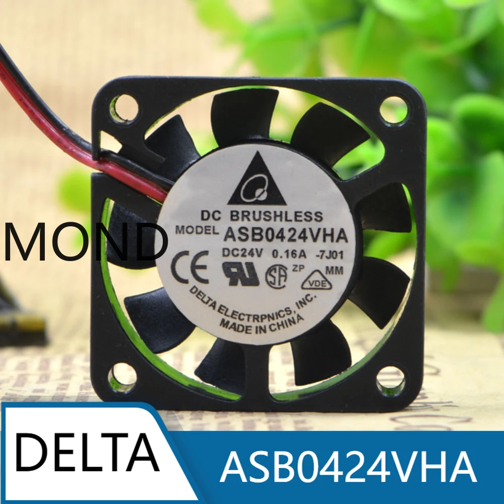 Ventilador inversor de impressora ASB0424VHA Delta 4cm 24V 0,16A 4010