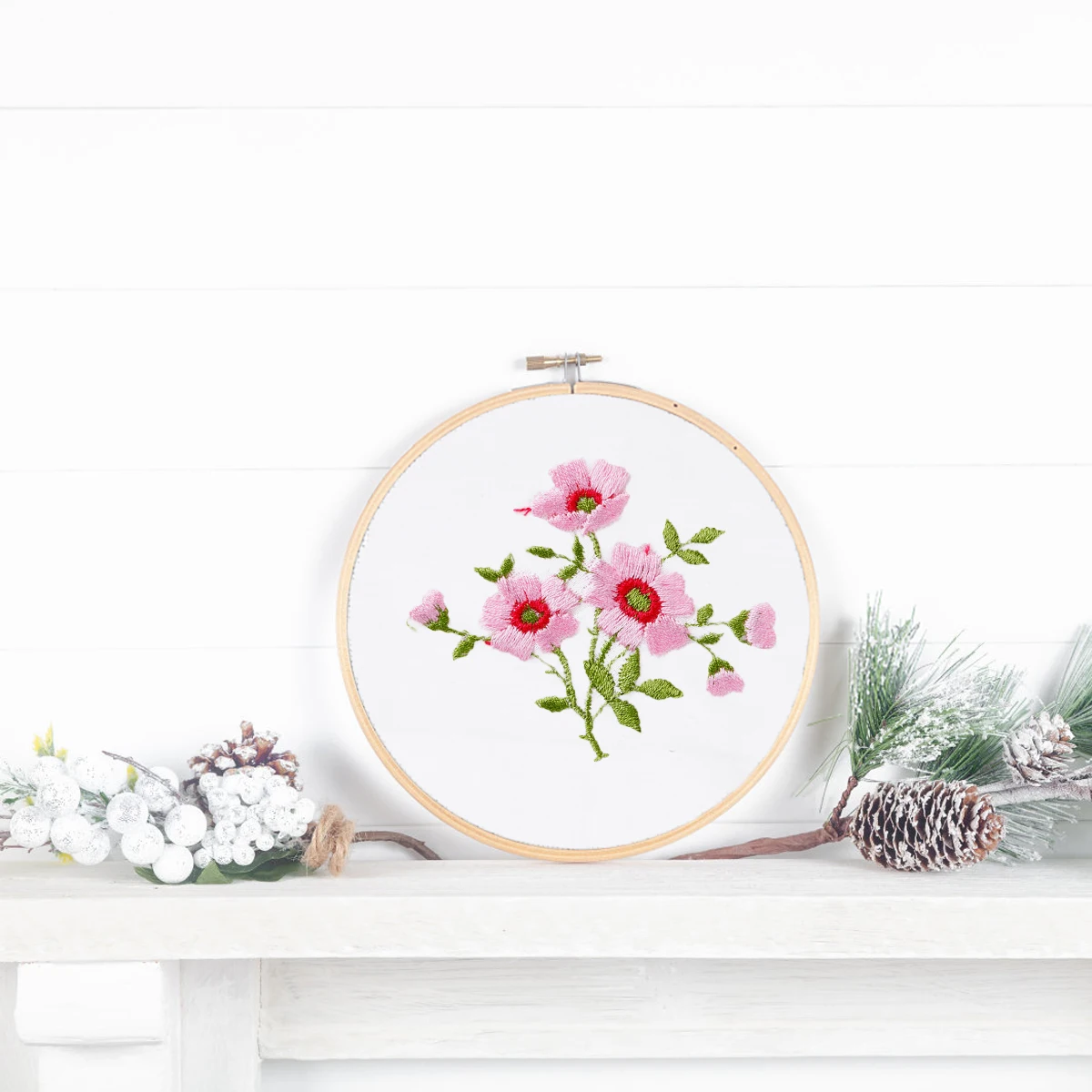 

7pcs 18X18Cm Cotton Linen Fabric For Embroidery Diy Craft Kit Handmade Supplies Table Cloth Handbag Wallet Material Durable