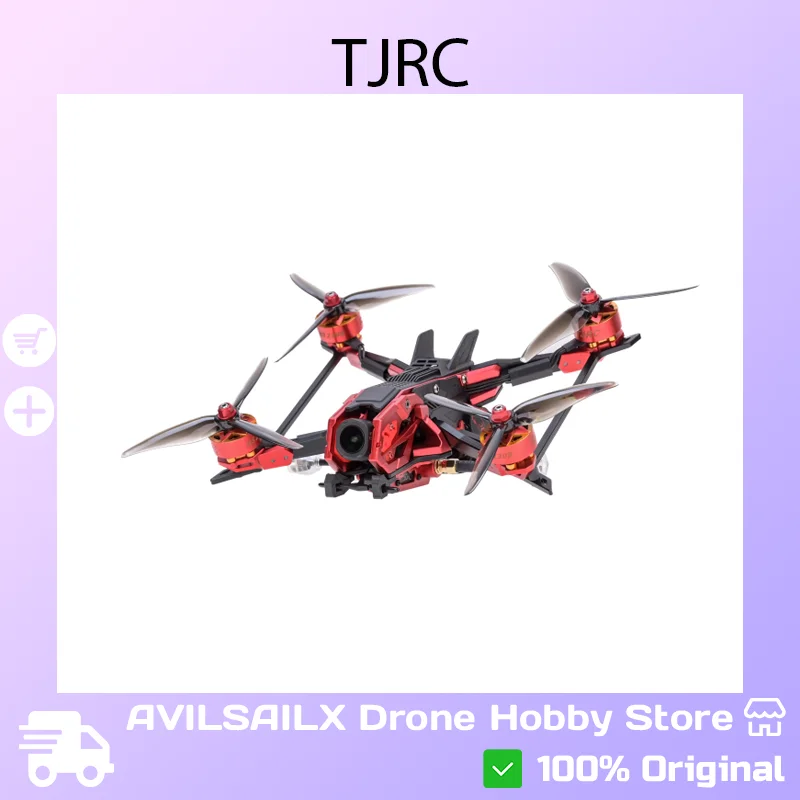 

Гоночный FPV-дрон TJRC Chixiao 5 дюймов O4Pro Combo | Высокая скорость, HD-камера, водонепроницаемый корпус и красочный дизайн
