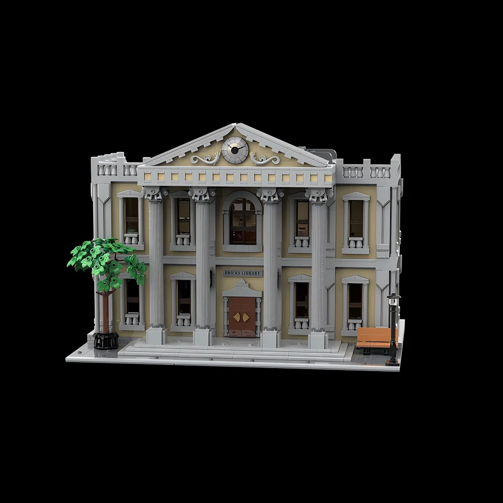 NIEUWE MOC 3945PCS Beroemde Architectuur Stad Model BAKSTEEN BIBLIOTHEEK Bouwstenen DIY Speelgoed Baksteen Verjaardagscadeautjes