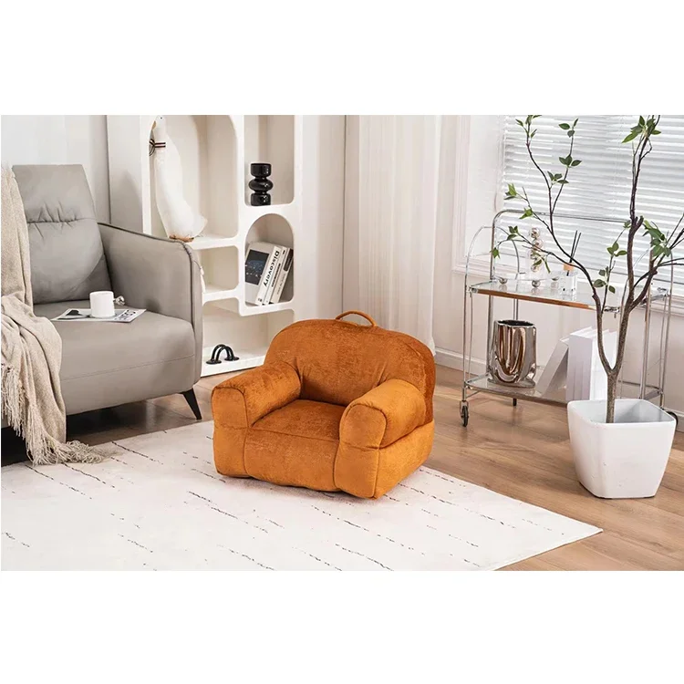 Manufacturer Supply Wholesale kids Custom Lazy Super comfort relax leisure Sofa Chair cover Bean Bag Sofa for living room