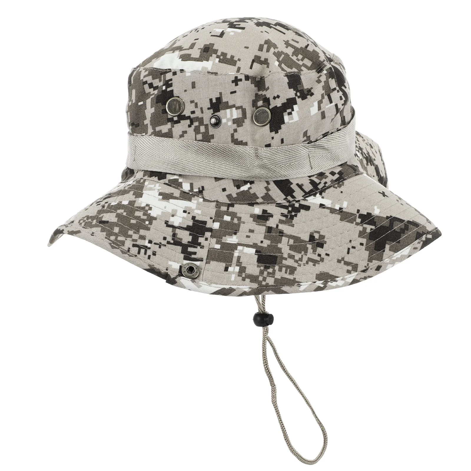 

Камуфляжная шляпа от солнца, дышащая, удобная, легкая, уличная солнцезащитная кепка для пешего туризма, кемпинга, пляжа, повседневный стиль для мужчин и женщин